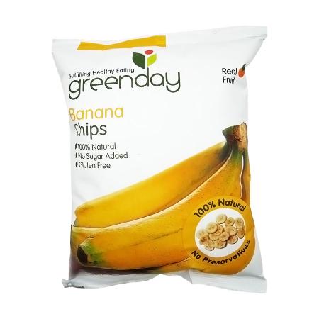 Банановые чипсы (chips) GreenDay | ГринДэй 40г