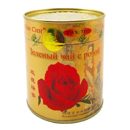 Зеленый чай с розой (green tea) Chu Hua | Чу Хуа 100г