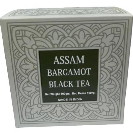 Чай черный Ассам  с бергамотом (Assam Bergamot Black Tea ) Bharat Bazaar | Бхарат Базар 100г