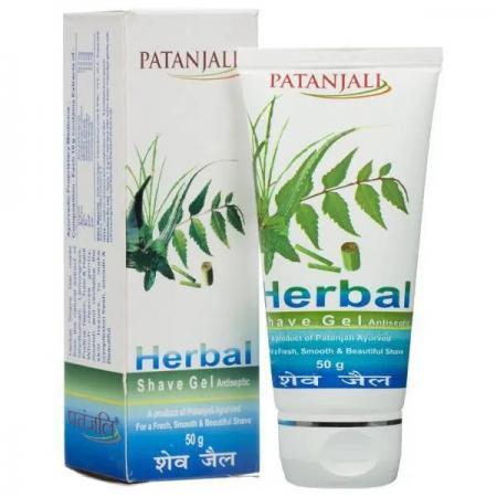 Травяной гель для бритья (Herbal Shave Gel) Patanjali | Патанджали 50мл