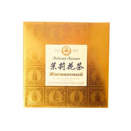 Жасминовый чай зеленый китайский (jasmine green tea) Небесный Аромат 120г