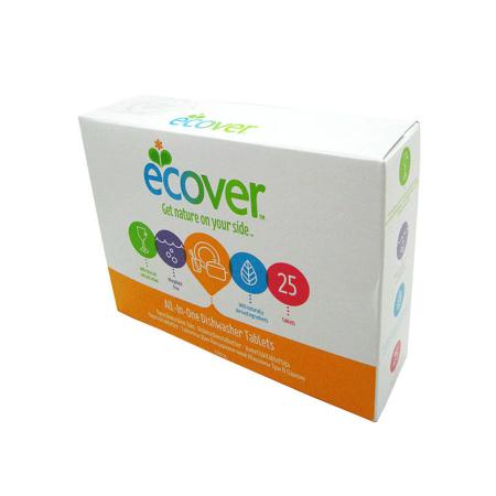 Экологические таблетки для посудомоечной машины 3 в 1 (dishwasher tablets) Ecover | Эковер 500г