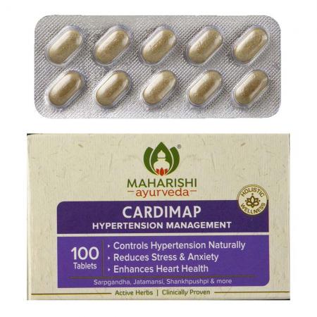 Кардимап (Cardimap) средство для снижения артериального давления Maharishi Ayurveda | Махараджи Аюрведа 100 таб