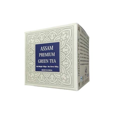 Зелёный чай Ассам ПРЕМИУМ (Assam Premium Green Tea) Bharat Bazaar | Бхарат Базар 100г