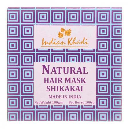 Натуральная маска для волос (hair mask) Шикакай Indian Khadi | Индиан Кади 100г