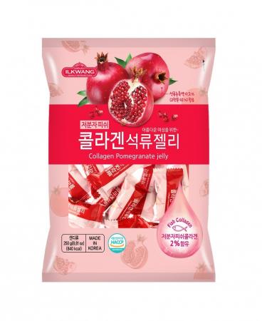 ILKWANG Collagen Pomegranate Jelly Конфета желейная с коллагеном и соком граната 250г