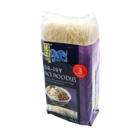 Рисовая лапша тонкая (rice noodles) Стир Фрай Blue Dragon | Блю Драгон 250г