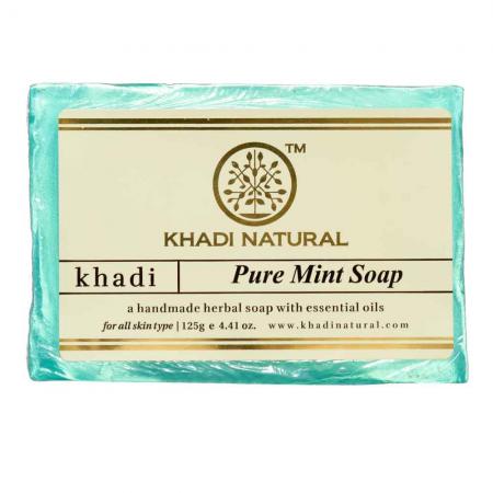 Мыло с мятой (soap) Khadi Natural | Кади Нэчерал 125г
