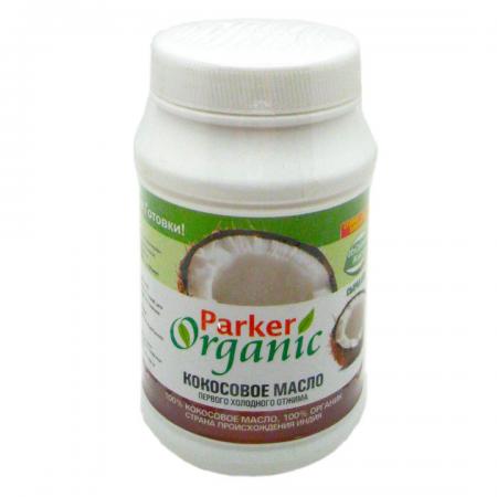 Кокосовое масло первого холодного отжима (coconut oil virgin) Parker organic | Паркер органик 450мл