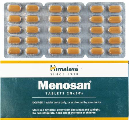 Меносан (Menosan) для улучшения состояния в период менопаузы и климакс Himalaya | Хималая 60 таб