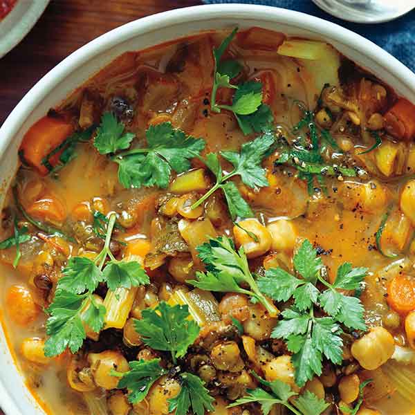 Рецепт - Марокканский суп из бобов и овощей (харира)