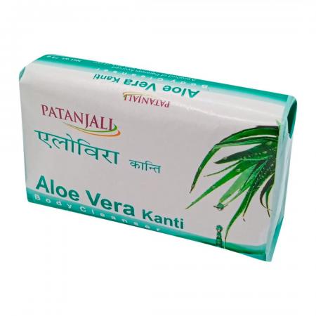 Аюрведическое мыло с Алоэ Вера (ayurvedic soap) Patanjali | Патанджали 75г