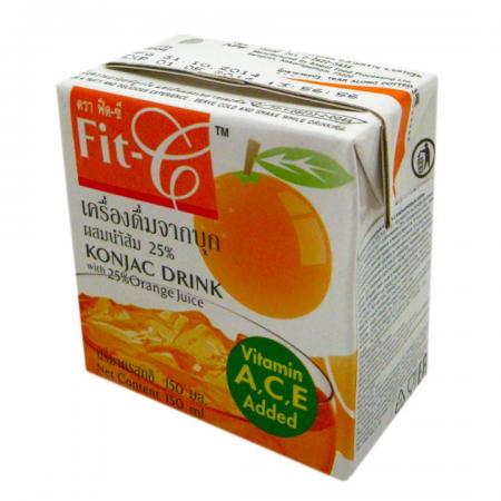 Сокосодержащий напиток с апельсином и конжаком FIT-C | ФИТ-С 150мл