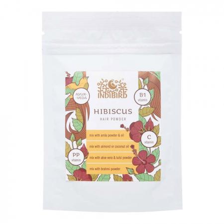 Порошок лепестков гибискуса (Hibiscus Powder) INDIBIRD | Индибёрд 40г