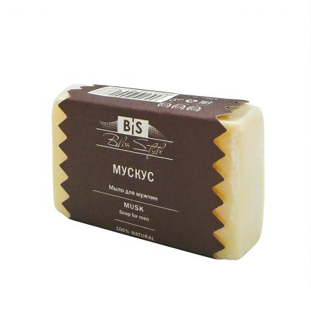 Аюрведическое мыло для мужчин Мускус (ayurvedic soap) Bliss Style | Блисс Стайл 100г