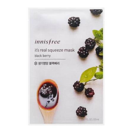 Тканевая маска для лица с экстрактом ежевики (mask sheet) Innisfree | Иннисфри 20мл