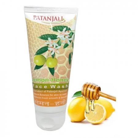 Средство для умывания  лица с Лимоном и мёдом (Face Wash Lemon Honey) Patanjali | Патанджали 60г