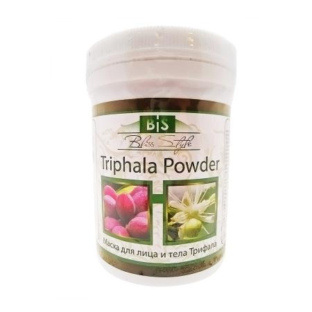 Маска для лица и тела Трифала (Triphala powder) Bliss Style | Блисс Стайл 100г