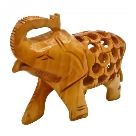 Сувенир Слон со сквозной резьбой 5см (маленький)