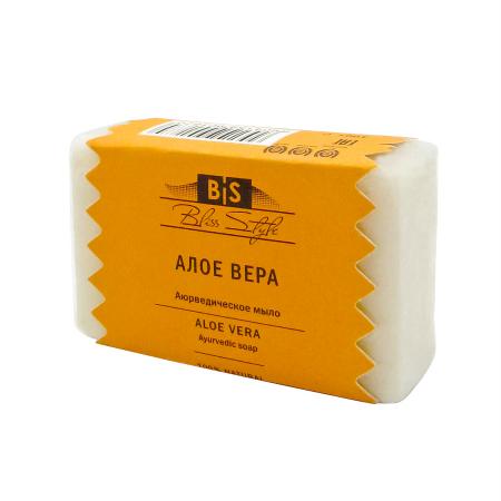Аюрведическое мыло с Алоэ Вера (ayurvedic soap) Bliss Style | Блисс Стайл 100г
