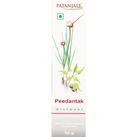Мазь для тела для снижения болевых ощущений в мышцах Пидантак  (Peedantak) Patanjali | Патанджали 50г