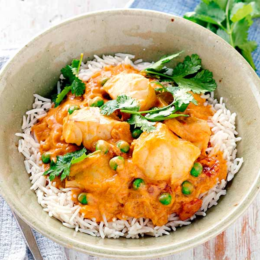 Рыбный карри с кокосом