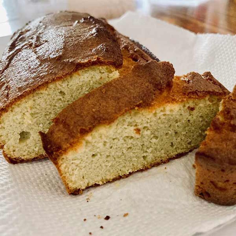 Палео бисквит из кокосовой муки и бананов