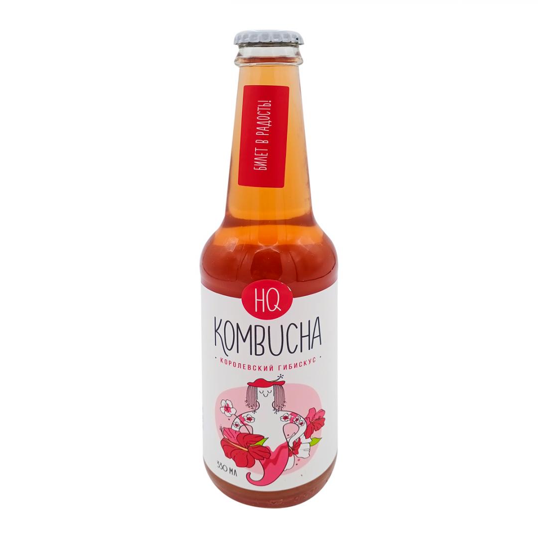 Комбуча напиток (kombucha) Королевский гибискус HQ | ЭйчКью  330мл