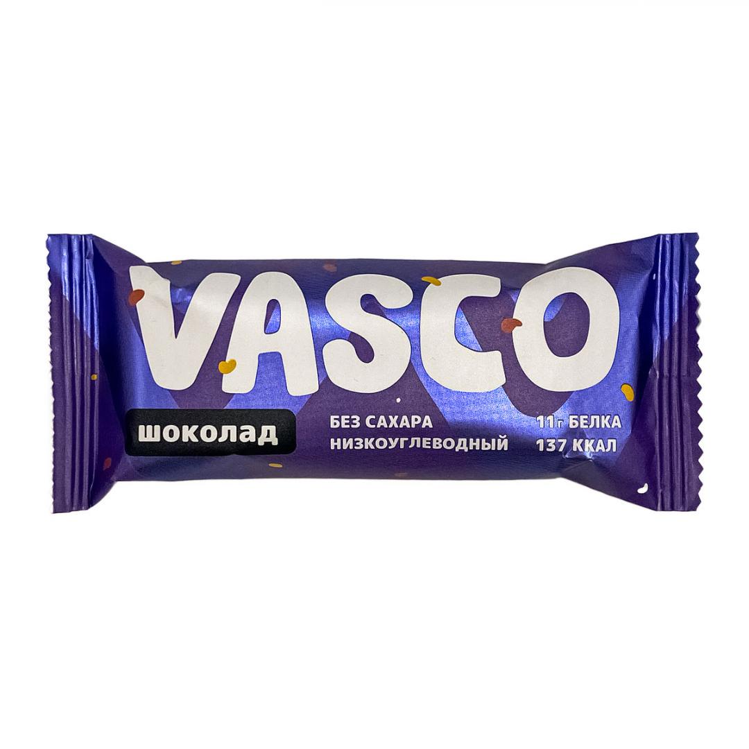 Низкоуглеводный батончик в глазури вкус шоколад VASCO 40г