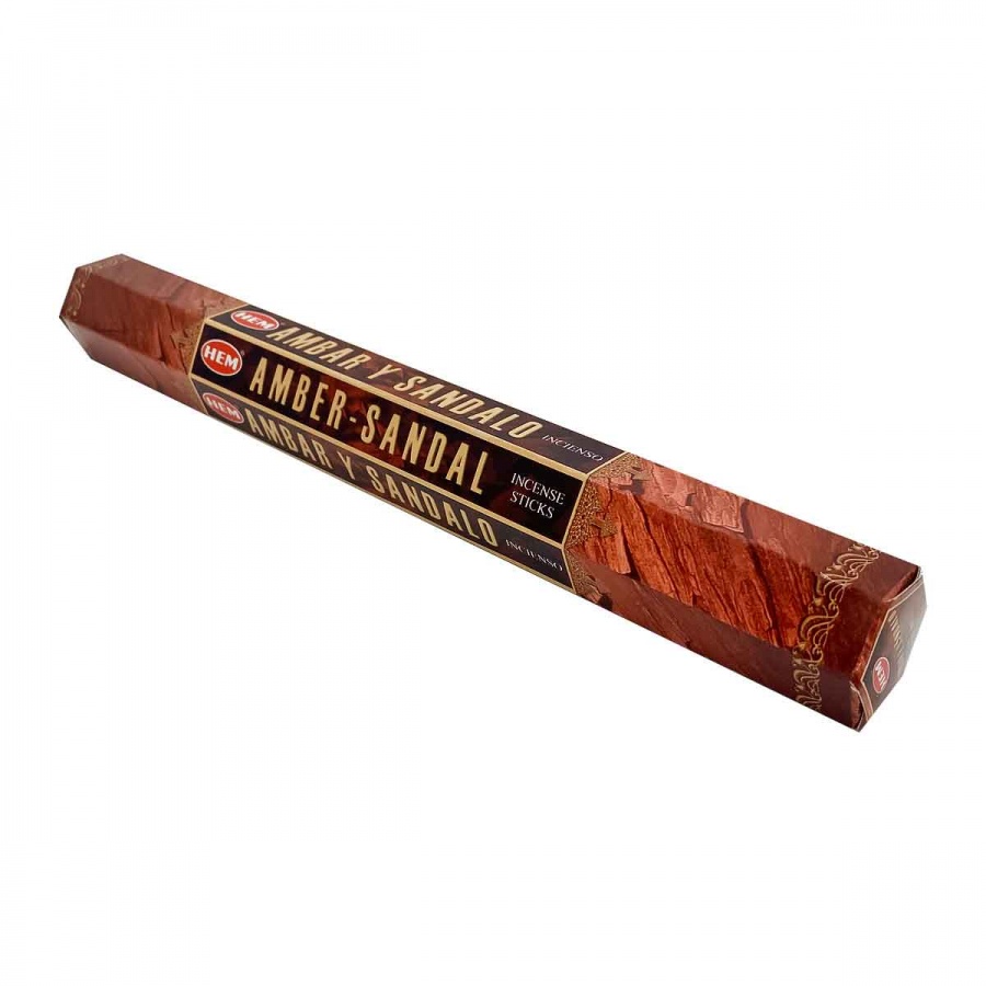 Благовоние Амбер сандал (Amber sandal incense sticks) HEM | ХЭМ 20шт