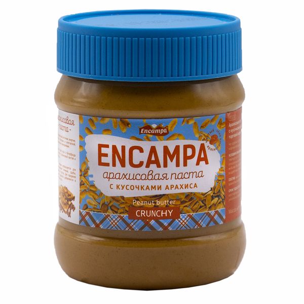 Арахисовая паста с кусочками (Peanut butter crunchy) Encampa | Инкампа 340г