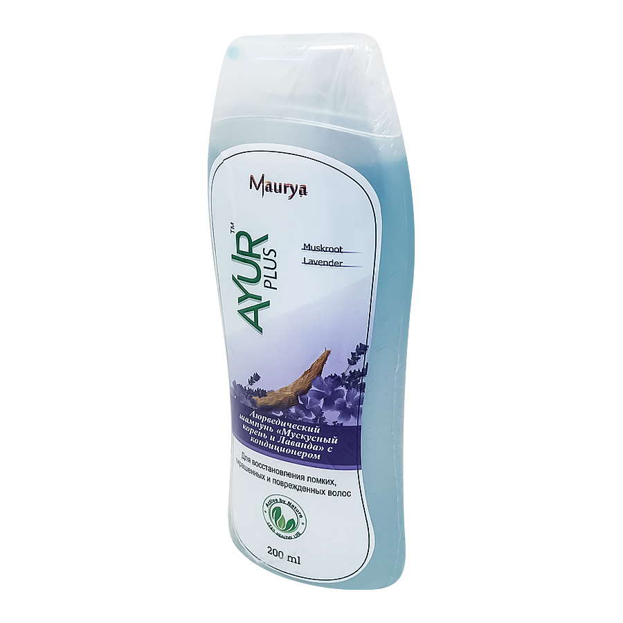 Шампунь для волос Мускусный корень и лаванда (shampoo) Ayur Plus | Аюр Плюс 200мл