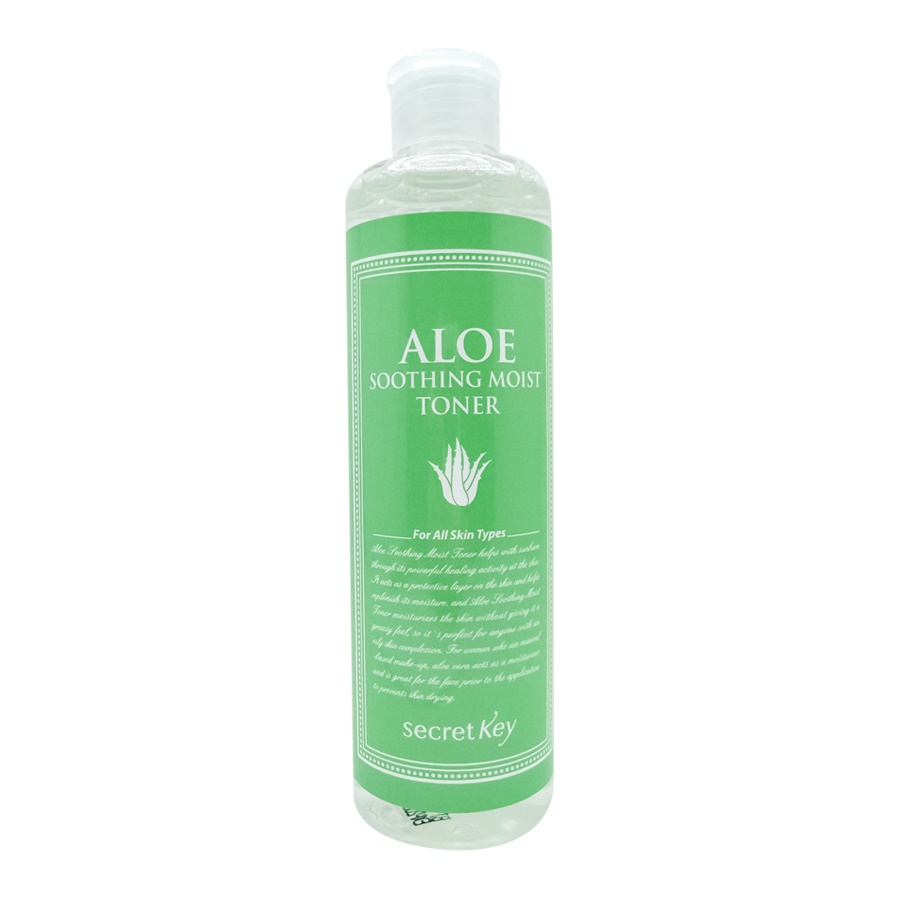 Натуральный увлажняющий тонер для лица с 98% экстрактом алоэ вера (Aloe Soothing Moist Toner) Secret Key | Сикрет Кей  248мл