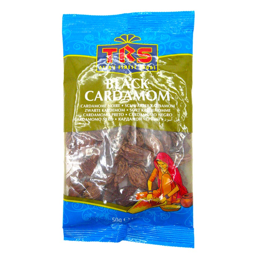 Кардамон черный семена (black cardamoms seeds) TRS | ТиАрЭс 50г