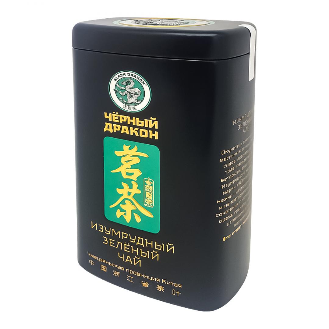 Зеленый чай изумрудный (green tea) Black Dragon | Блэк Драгон 100г