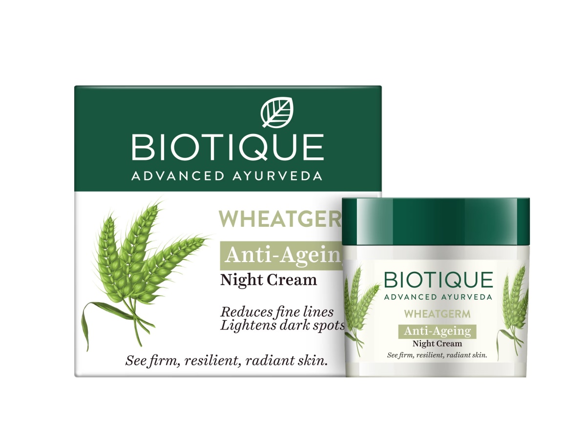 BIOTIQUE BIO WHEATGERM YOUTHFUL NOURISHING NIGHT CREAM Питательный ночной крем для лица и тела 50г