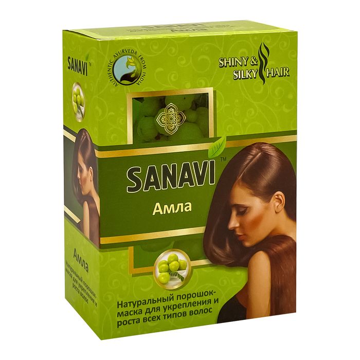 Порошок для ухода за волосами Амла (amla powder) SANAVI | САНАВИ 100г