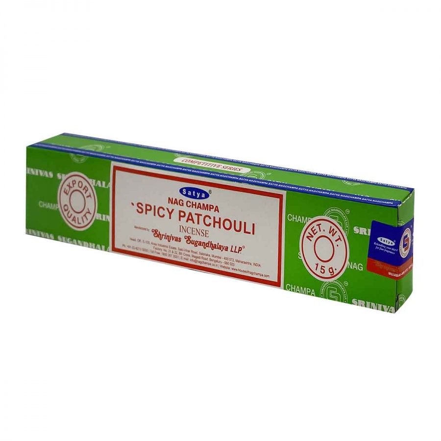 Благовоние Пряный Пачули (Spicy Patchouli incense sticks) Satya | Сатья 15г
