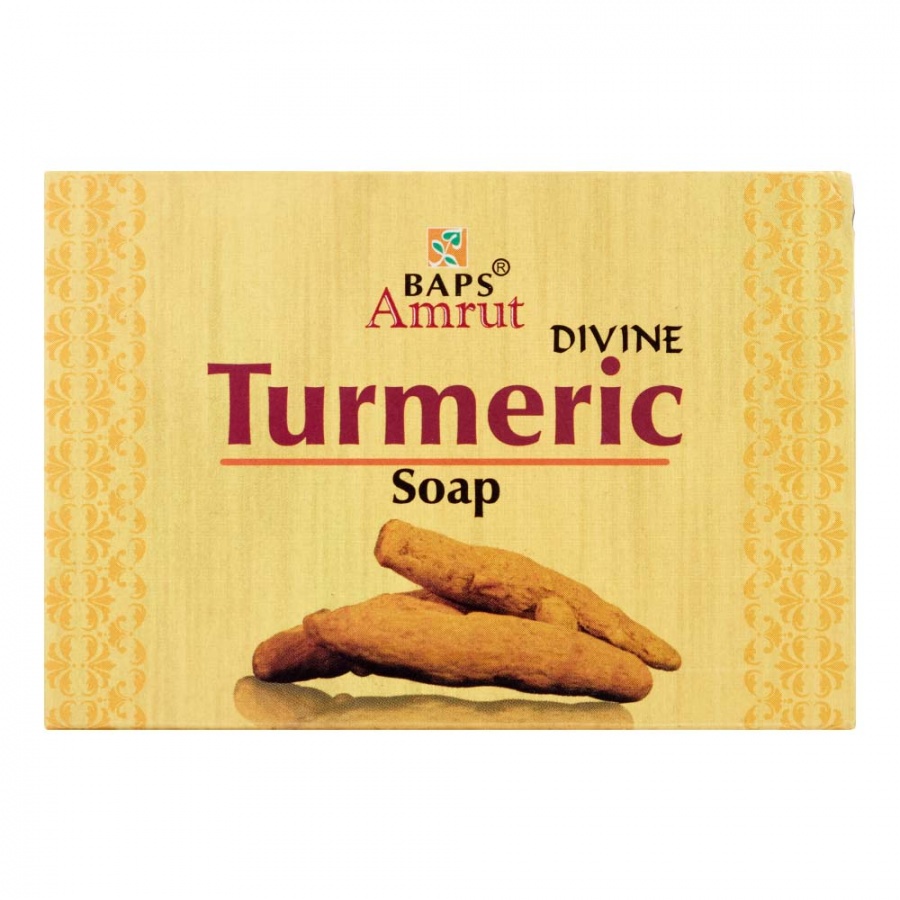 Дивине Куркума мыло (Divine Turmeric Soap) Baps Amrut | Бапс Амрут 100г