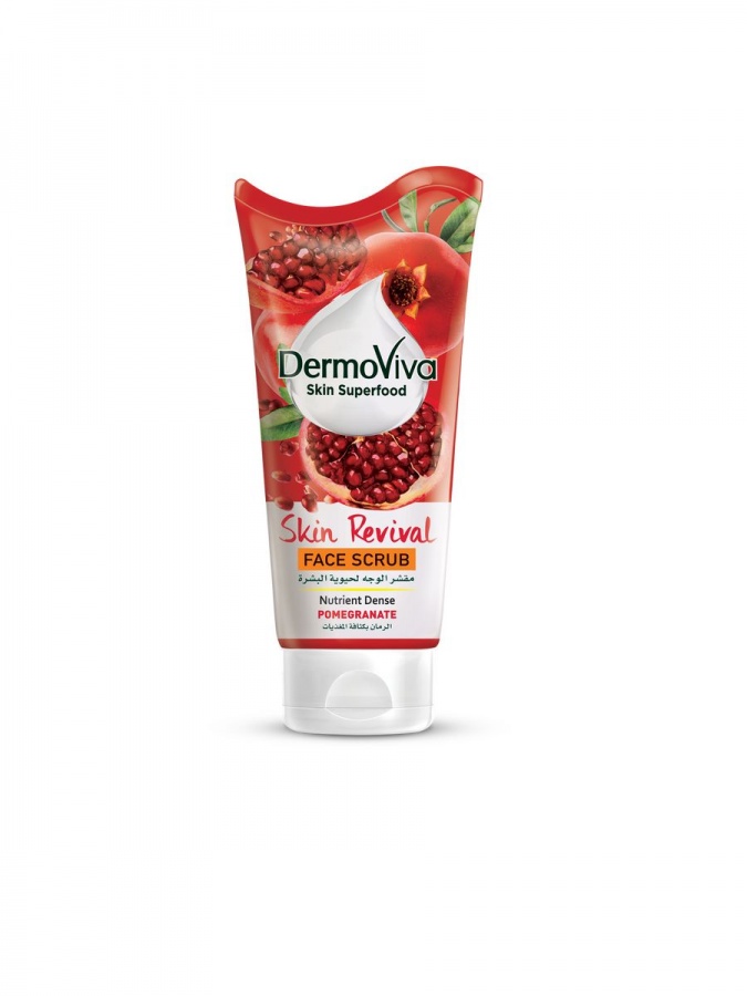 

Скраб для кожи лица антивозрасной DermoViva Skin Superfood Pomegranate Skin Revival Face Scrub 150g