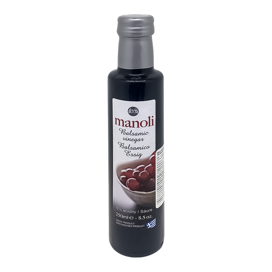 Бальзамический уксус винный натуральный 6% (balsamic vinegar) Manoli | Маноли 250мл