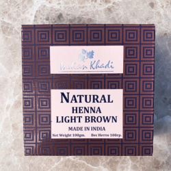 Хна для волос органическая (henna) Светло-коричневый Khadi Organic | Кади Органик 100г