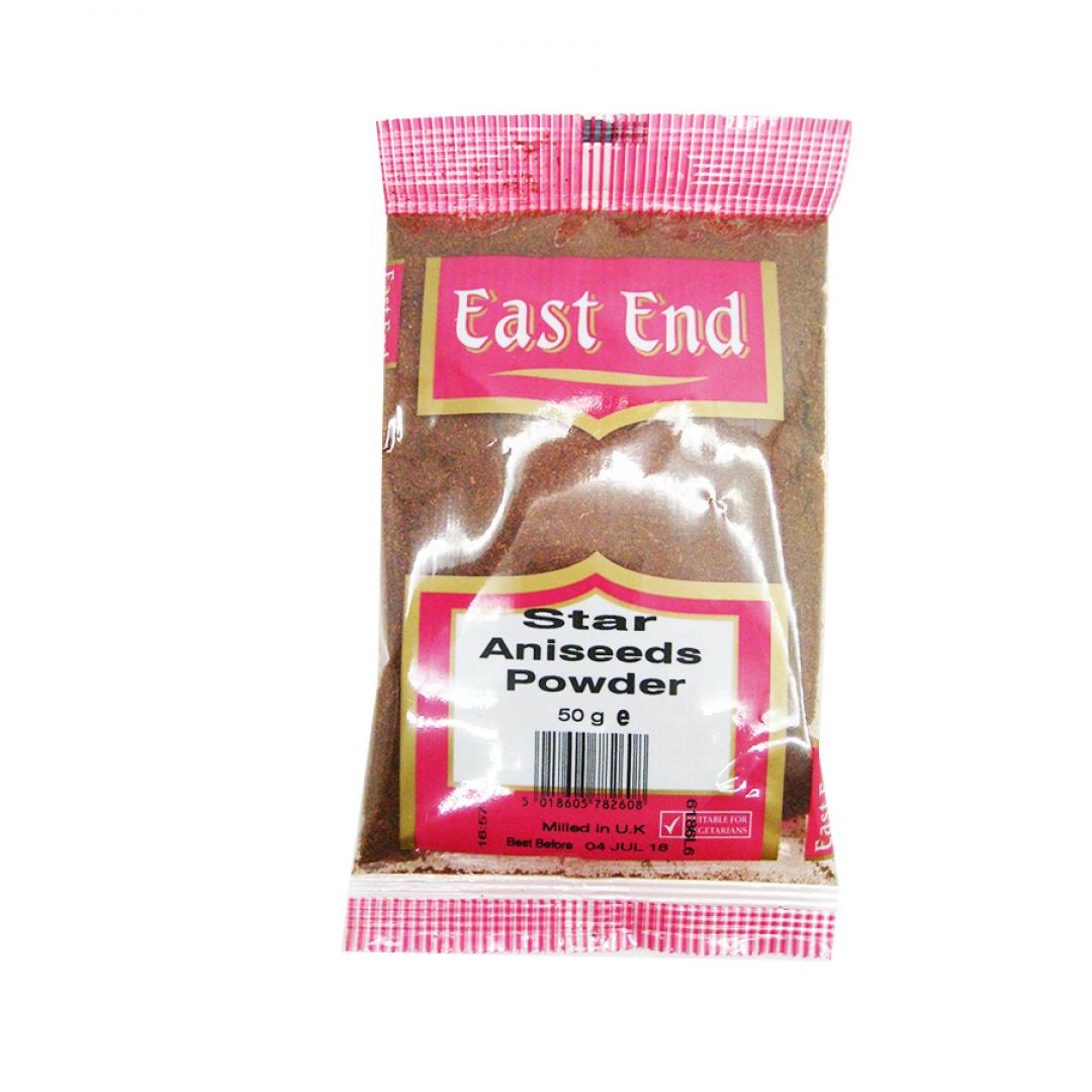 Бадьян (анис) молотый (star anise powder) East End | Ист Энд 50г
