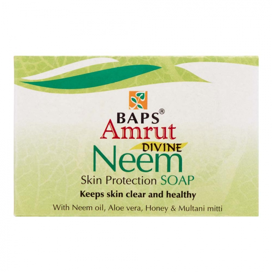 Дивине Ним Защита Кожи мыло (Divine Neem Skin Protection SoaP) Baps Amrut | Бапс Амрут 75г