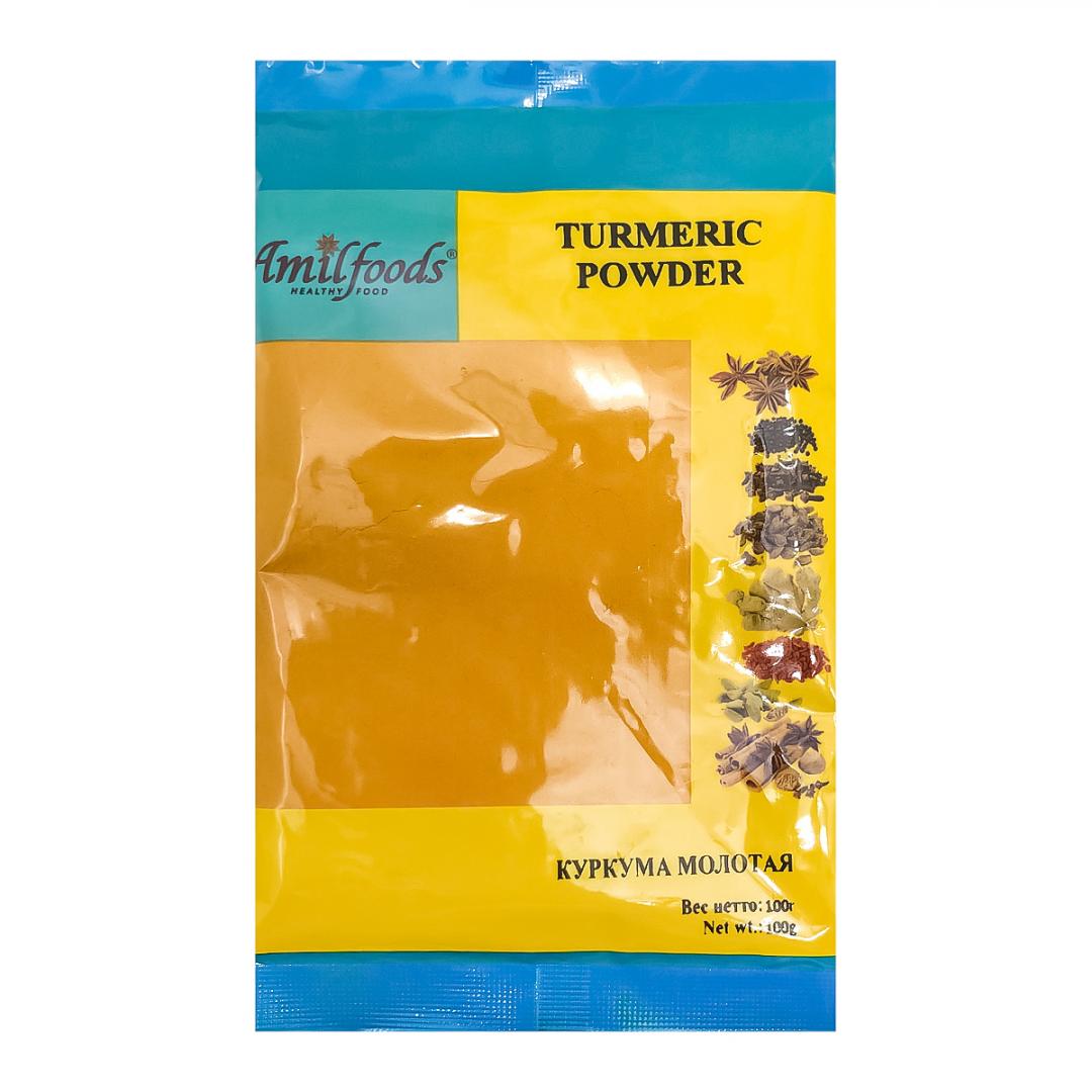 Куркума молотая (turmeric powder) Amil | Амил 100г