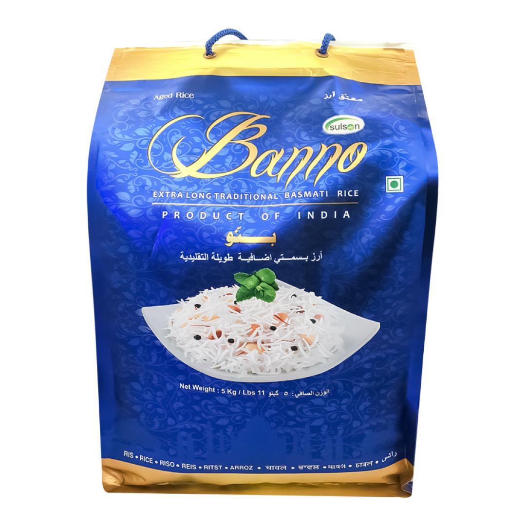 Рис Басмати Банно традиционный Экстра Лонг (basmati rice) Sulson | Сулсон 5кг