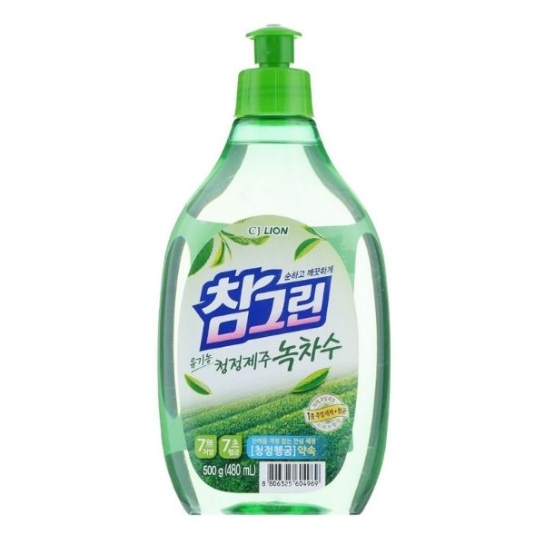 Жидкость для мытья посуды с ароматом зеленого чая LION | ЛИОН 500г