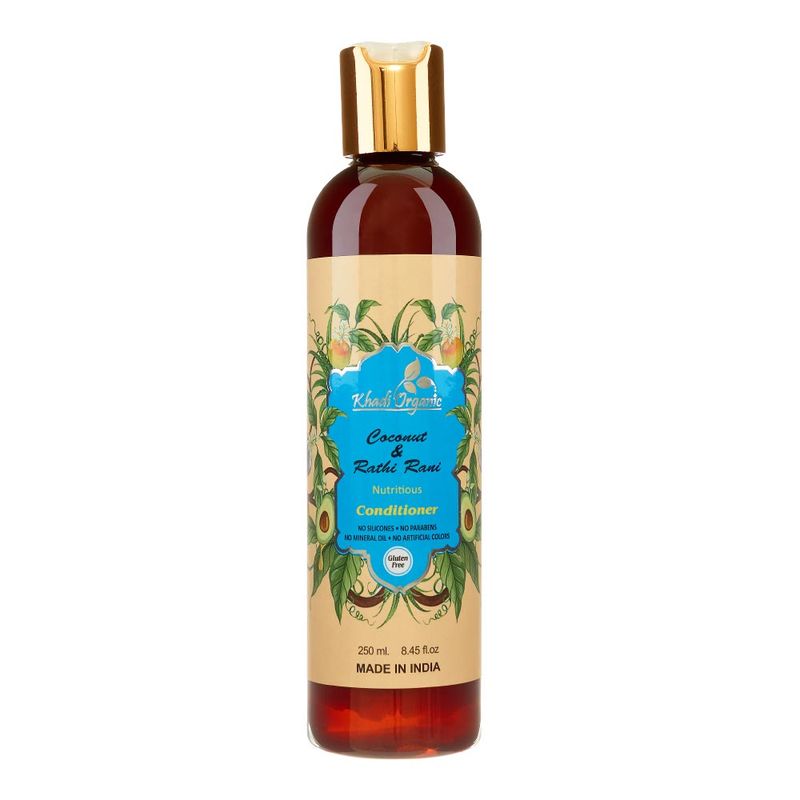 Кондиционер для волос питательный с кокосом и ночным жасмином (hair conditioner) Khadi Organic | Кади Органик 250мл