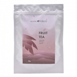 Фруктовый чай с кэробом, каркаде и яблоком (fruit tea) Royal Forest | Роял Форест 75г