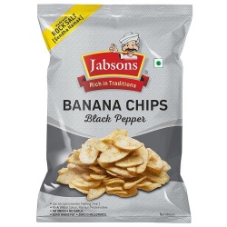 Банановые чипсы с чёрным перцем Jabsons | Джабсонс 150г